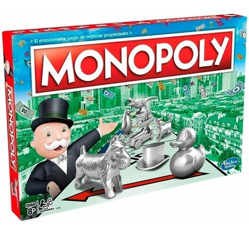 Juego De Mesa Monopoly Classic Tokens De Metal Hasbro C1009