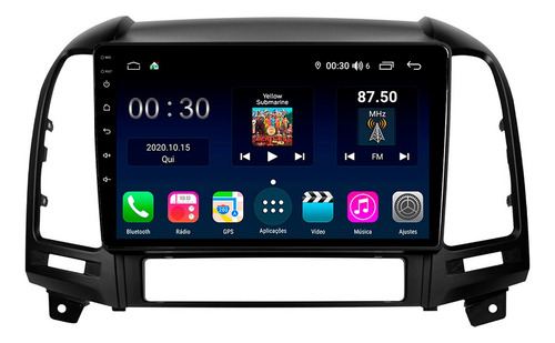 Multimidia Santa Fe 9p Aikon Proton 4gb Carplay 4g