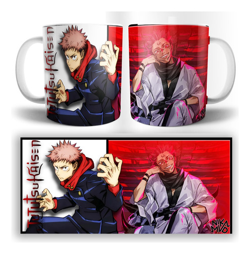 Taza Jarro Yuji Y Sukuna Anime Manga - Nika.mvd