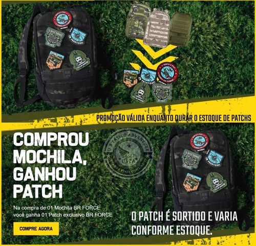 Mochila Tática Camping Modular Tropic - Br Force Original