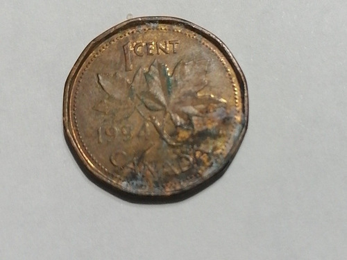 Moneda 1 Centavo Canadá 1994 