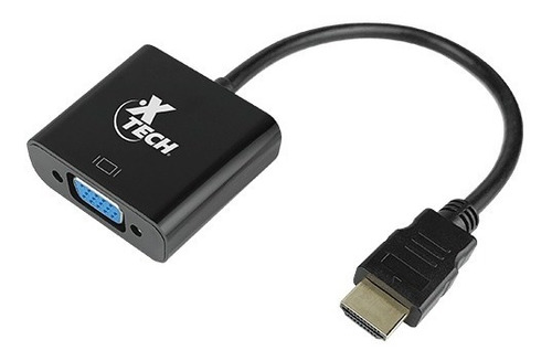 Adaptador De Vídeo Hdmi Macho A Vga Hembra Xtc363 Xtech