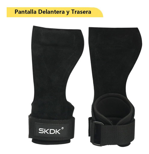 Par De Callera Sdkd Crossfit Halterofilia Gym Cuero