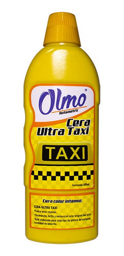 Imagen 1 de 1 de Cera Para Auto Ultra Taxi 600 Ml Olmo Automotriz