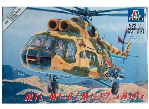 Helicoptero Mil Mi-8 / Mi-17  Hip  1/72 Marca Italeri 