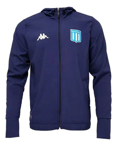 Campera Racing Club Kappa 2023 Azul Marino - Adulto