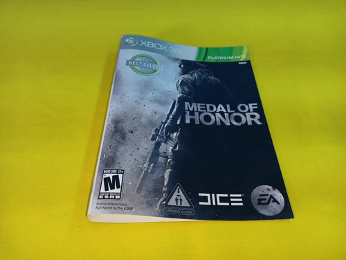 Portada Original Medal Of Honor Xbox 360 Platinum Hits 