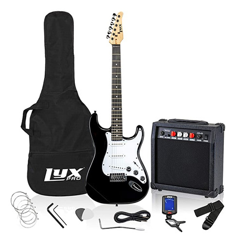 Kit De Guitarra Eléctrica Con Amplificador De 20w, Todos L.
