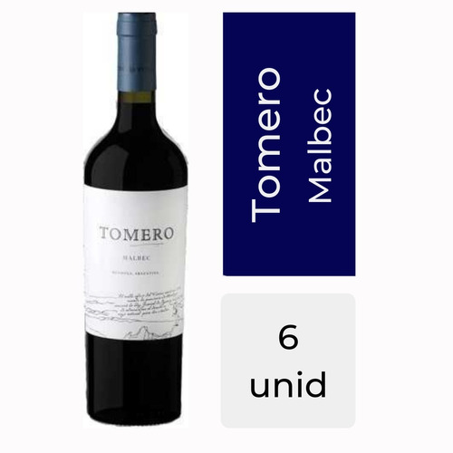 Vino Tomero Malbec Caja X6 750ml Mp Drinks