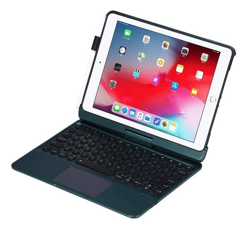 Funda C/teclado Ini Para iPad 2021 9g/8g/7g 10.2inch Forest