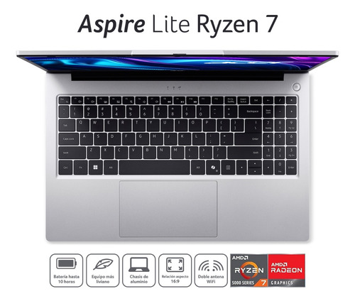 Notebook Acer Al15-41p-r0zy-1 32gb Ram 512gb Ssd 15.6 Gris Silver