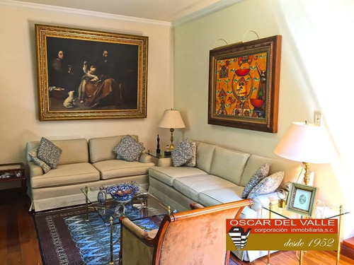 Imagen 1 de 22 de Hermosa Casa Estilo Colonial En Venta, Jardines Del Pedregal