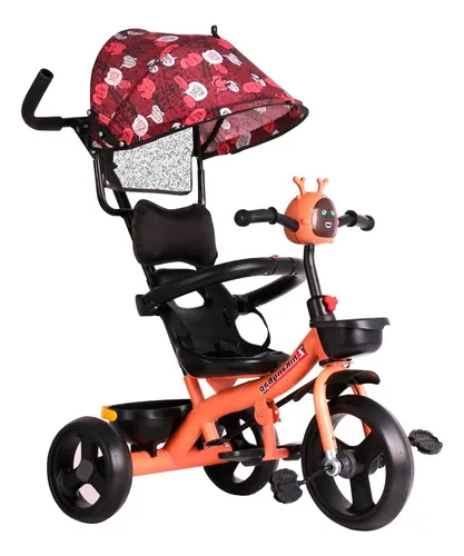 Triciclo Evolutivo Con Toldo Luz Y Sonido Marcianito K520a