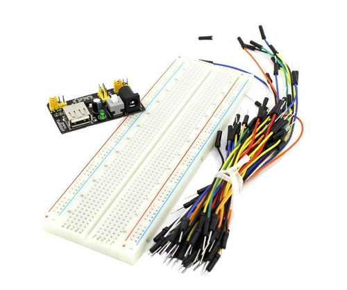 Arduino Mb102 Power Supply Module 3.3v 5v + Breadboard Board