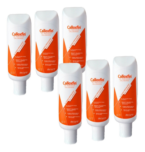 Kit 6 Calloxfin Potente Gel Removedor De Callosidades