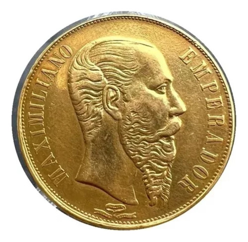Colección Replica Centenario Oro 20 Pesos Maximiliano 1866 