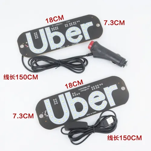Letrero Led De Taxi, Luz Verde, 6,3 X 19 Cm, 3 W, Ahorro De