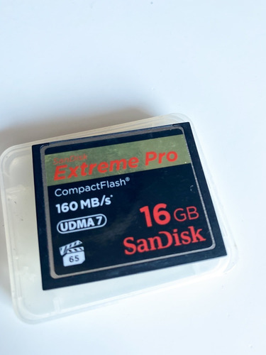Cartão De Memória Sandisk Cf - Extreme Pro - 16gb - 160 Mb/s