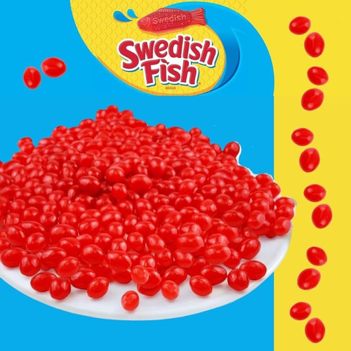 Caramelos Americanos Swedish Fish Jelly Beans Pascua 369g