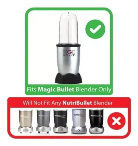 Set De 6 Empaques Para Aspa Magic Bullet