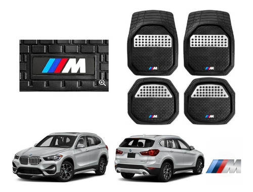 Tapetes 4pz Charola 3d Logo M-series Bmw X1 2019 A 2023