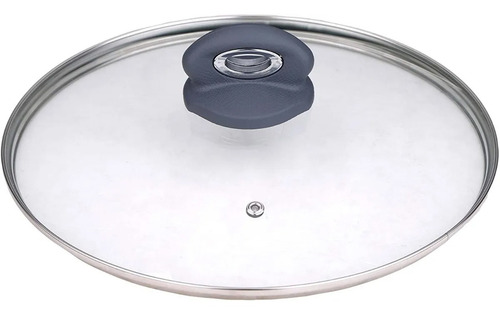 Imagen 4 de 5 de Cacerola Baja Bergner Orion Granito Aluminio 24 Cm C/tapa