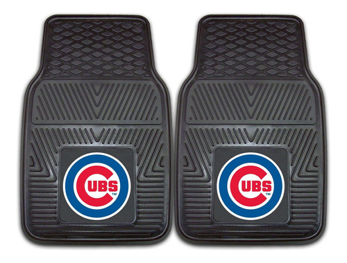 Mlb Chicago Cubs Estera Auto Vinyl Juego 2 Alfombrilla