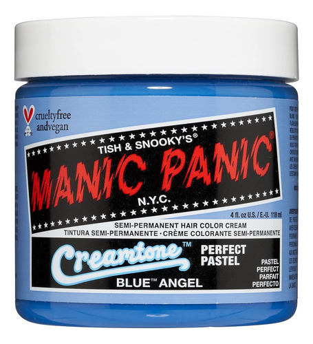 Manic Panic Blue Angel Hair Dye Creamtone Perfect Pastel - T