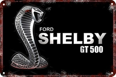 Poster Carteles 60x40cm Ford Shelby Cobra Mustang Au-032