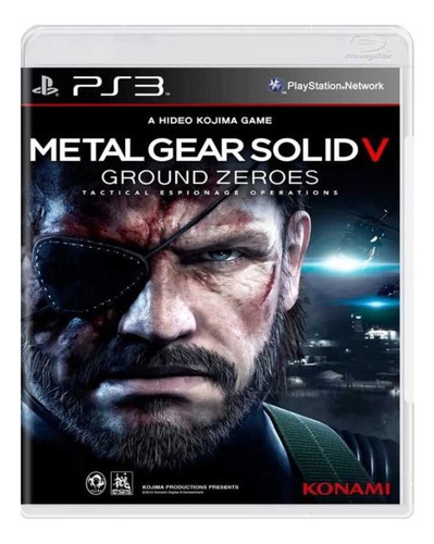 Mídia Física Metal Gear Solid Ground Zeroes Ps3 Novo