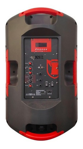 Imagen 5 de 5 de Bafle Kaiser Msa-6516mx Bluetooth Usb Fm Con Tri Y Mic Alamb Negro