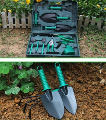 Imagen 4 de 8 de Kit De Jardinería 10 Pzs + Estuche P/ Indoor Outdoor Jardín