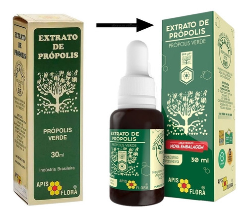 Imagem 2 de 2 de Própolis Verde Extrato Apis Flora Saúde Imunidade 30ml