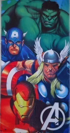 Toalha Hulk Thor Capitao America Iron Man Homem De Ferro