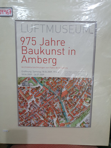 Afiche De Publicidad 975 Años De Arquitectura En Amberg (Usado)