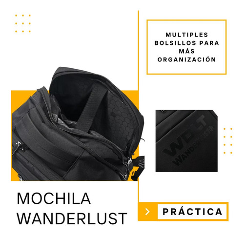 Mochila Travel Go Wanderlust Portanotebook Expandible Usb-c