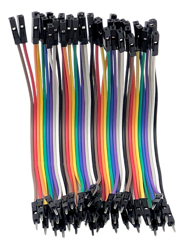 Cable Dupont Jumpers C/40 Piezas Para Arduino Y Protoboard
