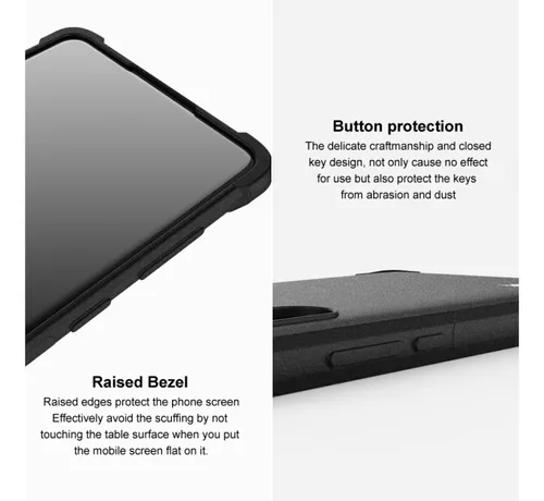 Para Xiaomi Poco X6 Pro 5G/Redmi K70E 5G imak Airbag a prueba de golpes  Funda