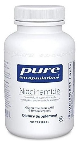 Nad Suplemento Vitamina B3 Funcion Metabolica 90 Cap