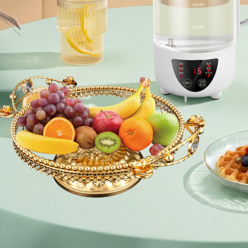 Plato De Fruta De Vidrio Para Centro De Mesa, Bandeja Para