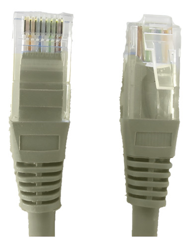 Siemon Patch Cord Cat6 Color Gris,7ft (2mts). Lote 10