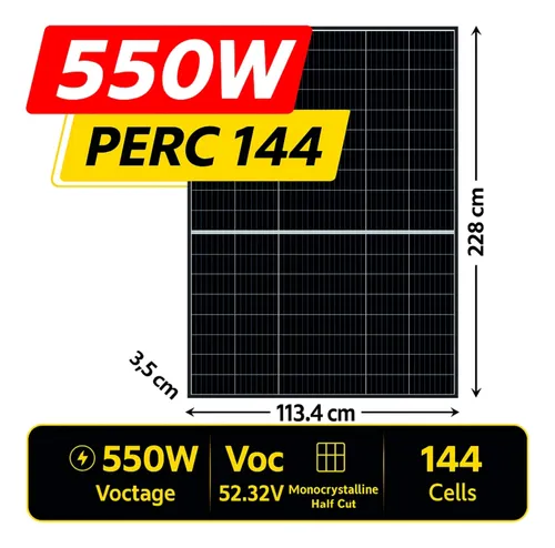 Kit Panel Solar Híbrido Con Batería Litio 23kw H11-5l