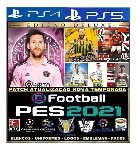 PATCH PES 2017 ATUALIZADO TEMPORADA 2023 COM FACES E UNIFORMES