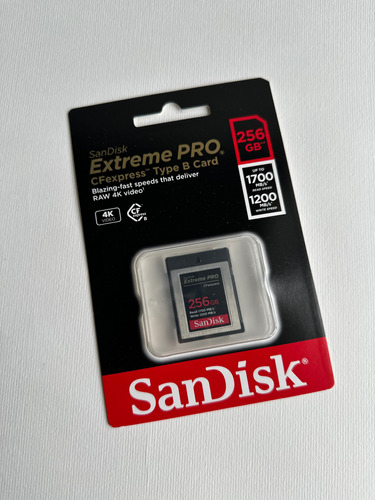Memoria 256 Gb Cf Express Extreme Pro Sandisk | Nueva