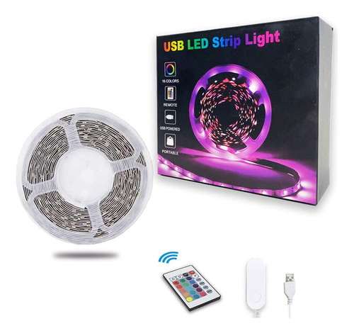 Retroiluminacin Led Para Tv, Tira De Luces Led De 10 Pies De