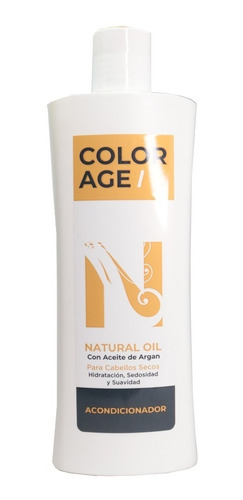 Acondicionador Color Age Natural Oil Argan Cabello Seco E