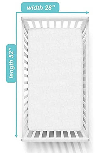 Funda Protectora Impermeable Para Cuna Y Colchón Para Niño
