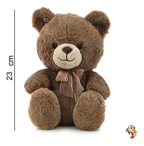 Peluche Oso Sentado 22 Cm Marron - Phi Phi Toys