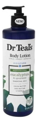 Crema Para Cuerpo Dr Teal's Eucalyptus & Spearint 532ml Mw Tipo De Envase Botella