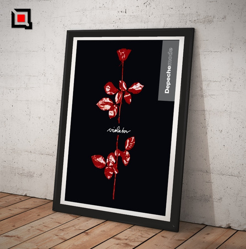 Cuadro Lamina Vidrio Poster Depeche Mode Violator Retro